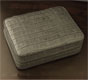 Quattro Watch Travel/Storage Case - Dark Gray Alligator Grain