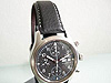 IWC Style Brown Buffalo Leather with White Stitch