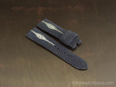 Dark Blue Stingray for Tang Buckle - Click Image to Close