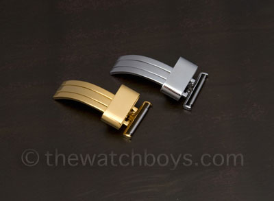 Single Folding, Generic Deployant Buckles (gold tone) - Click Image to Close