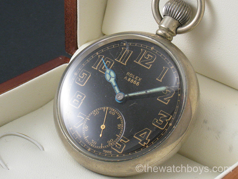 Vintage Rolex Pocket Watch - Click Image to Close