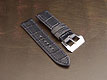 Vintage Dark Blue Alligator with Matching Stitch