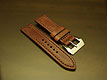 Vintage Light Brown Italian Leather with Dark Brown Stitch
