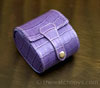 Single Watch Travel/Storage Case - Light Purple Alligator Grain