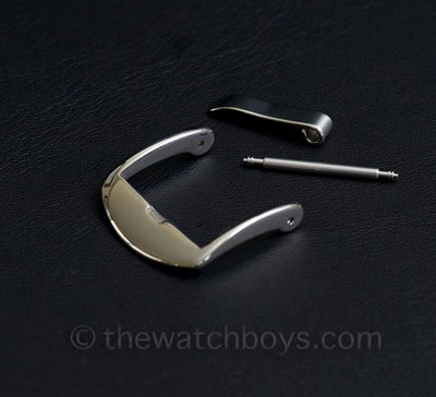 Polished Thumbnail Panerai® Style Buckles (spring bar) - Click Image to Close